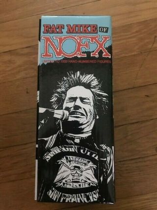 Aggronautix Fat Mike Bobblehead Throbblehead With Pin NOFX Rare Green Day AFI 7