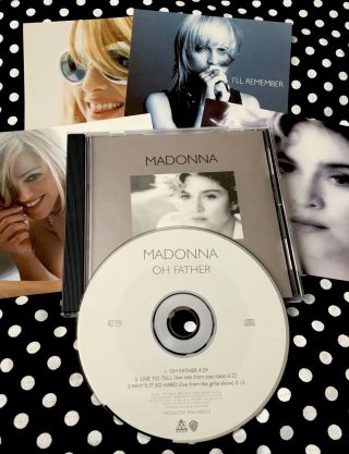 Madonna - Oh Father / Live To Tell Rare Cd Single With Prints