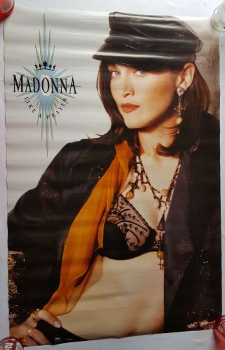 Rare.  Vintage Madonna Like A Prayer Poster 24x36 " Pop Music Boy Toy 80s (1989)