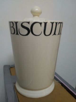 Rare Emma Bridgewater Biscuit Jar