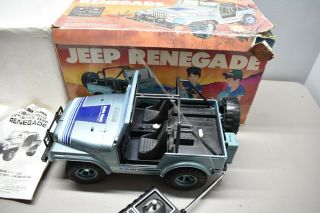 Vintage Rare Radio Shack / Tandy Rc Jeep Renegade Blue W/ 60 - 3089