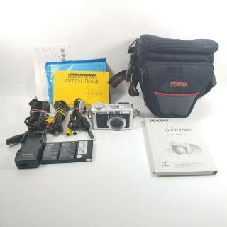 Pentax Optio 750z 7mp Digital Camera Bundle Rare