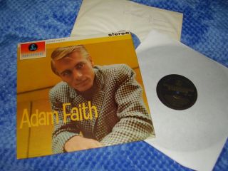 Adam Faith - Adam Faith S/t - Rare Stereo Vinyl Lp 1961 (uk Press) Parlophone