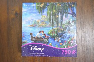 Rare Thomas Kinkade Disney " The Little Mermaid Ii " Puzzle/complete