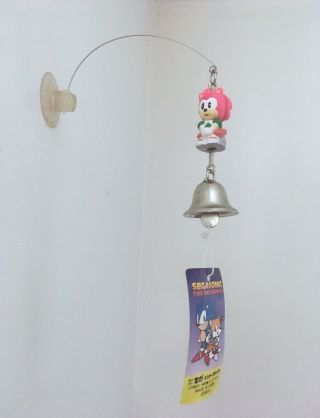 Rare Sega Sonic The Hedgehog Amy Door Bell Wind Chime Figure Toy 1990s Japan