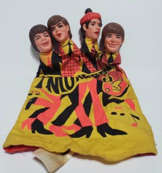Vintage 1966 Mattel The Monkees 4 Headed Hand Puppet Ultra Rare Version Ooak