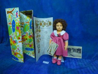 Rare Lenci Felt Doll Natalia Nurnberg Toy Fair w Box Papers Brunette 1994 DC70 2