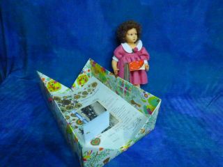 Rare Lenci Felt Doll Natalia Nurnberg Toy Fair w Box Papers Brunette 1994 DC70 3