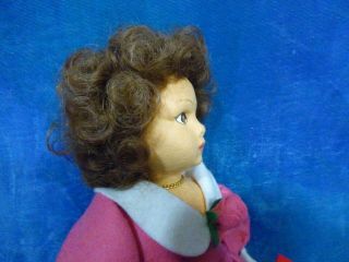 Rare Lenci Felt Doll Natalia Nurnberg Toy Fair w Box Papers Brunette 1994 DC70 4