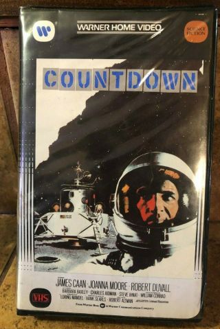 Countdown (vhs) Wb Warner Brothers Clamshell Sci - Fi Rare Not On Dvd