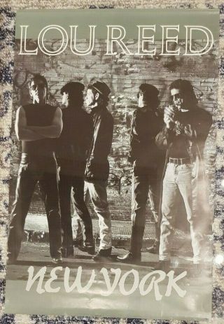 Lou Reed - York Album Promotional Poster Rare