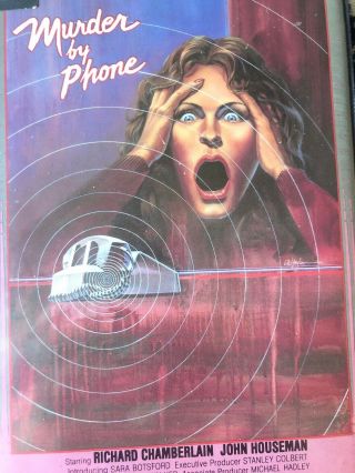 Murder By Phone Horror Slasher Big Box Slip rare OOP VHS MGM Clamshell Gore Cult 2