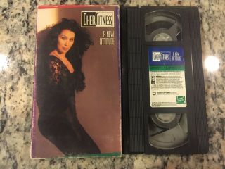Cher Fitness A Attitude Rare Oop Vhs Not On Dvd 1991 Workout Exercise Htf