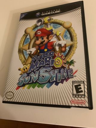 Mario Sunshine Complete Nintendo Gamecube Complete Vgc Rare Authentic