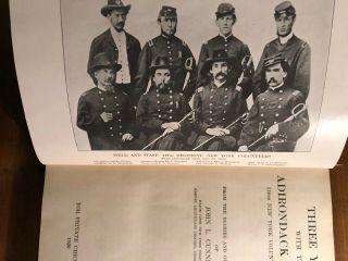 Rare 1920 Three Years With The Adirondack Regiment