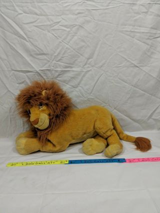 Mattel Walt Disney The Lion King Adult Simba Plush Big 1990s Rare Stuffed Animal