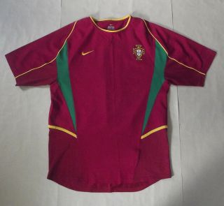 Portugal 2002 World Cup Home Shirt Rare Authentic