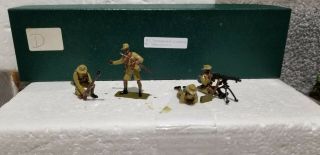 Toy Army Workshop World War 1 British Gurkha Maxim Gun Detachment Gallipoli Rare