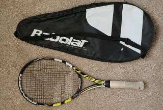 Babolat Aeropro Drive Gt (2013) Nadal Tennis Racket Grip 4 With Bag - Rare