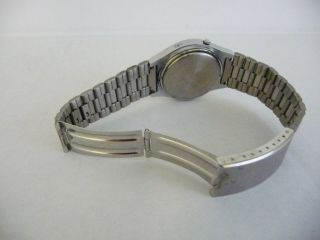 RARE Vintage Noxil red LED digital display wrist watch; Quartz; steel case 1970s 5