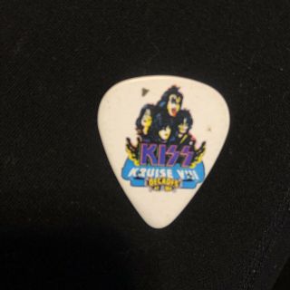 Kiss Kruise Viii 8 Bass Guitar Pick - Night 1 Tommy Thayer Signed Autograph Rare