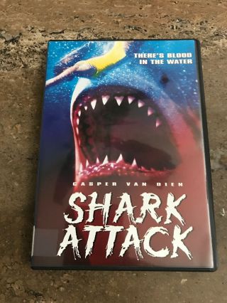 Shark Attack (dvd,  1999) Rare Oop Casper Van Dien Ernie Hudson