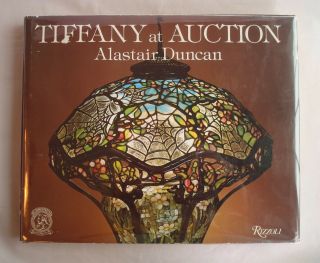 Rare Tiffany Studios Bronze Favrile Glass Lamp At Book Alastair Duncan