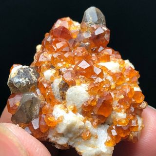 15g Rare And Rare Natural Smoky Crystal,  Garnet Mineral Specimen