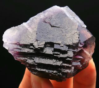 92g Rare Beauty Ladder - Like Purple Fluorite Crystal Mineral Specimen/china 612