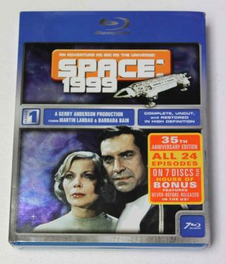 Space: 1999: Season One (1) Blu - Ray Rare L@@k Region 1 Oop Last One