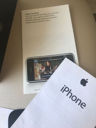 Apple iPhone 1st Generation 8gb 2g Empty Box Rare 6