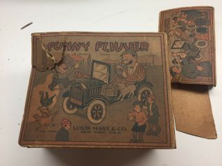 FUNNY FLIVVER BOX ONLY MARX RARE FIND 1930 ' S A 2