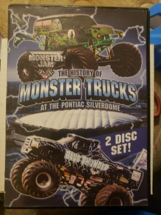 Rare Monster Jam The History Of Monster Trucks At The Pontiac Silverdome Dvd