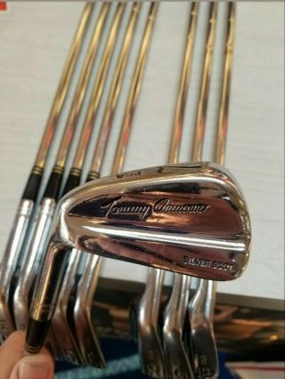 Rare PGA Tommy Armour Silver Scot LH Irons 2 - PW R - Steel 2