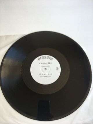 Mega Rare Promo Erasure The Circus Remixes 12  Vinyl