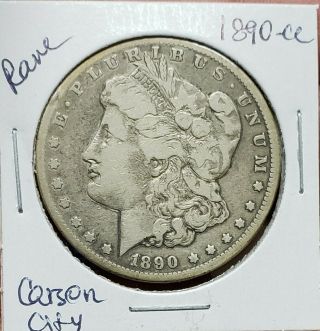 1890 - Cc Morgan Silver Dollar $$,  Rare,  Carson City