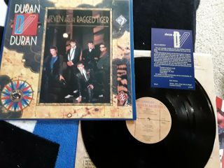 Duran Duran Seven And The Ragged Tiger Lp Vinyl Rare Insert Emi The Reflex