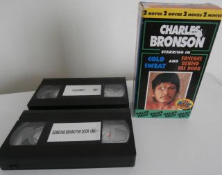 Charles Bronson Video Value Pack - 2 Movies Rare Vhs Tape 1994