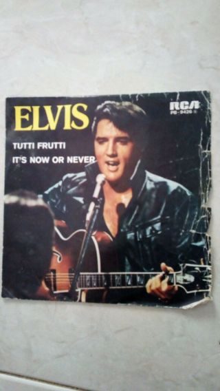 Rare Portugal Pressng.  Elvis Presley.  Tutti Frutti/it 
