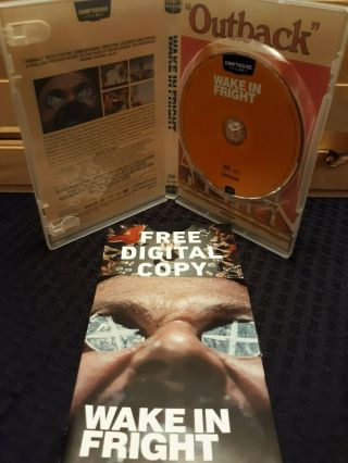 Wake In Fright (1971) Dvd W/inserts Aussie Donald Pleasence,  Gary Bond Rare Oop
