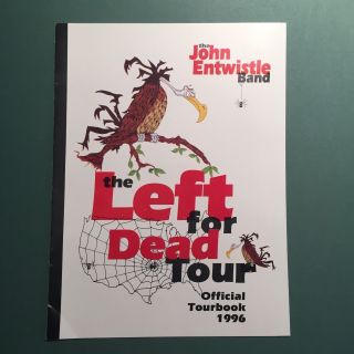 The Who / John Entwistle Band 1996 Tour Program With John 
