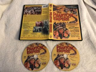 The Phantom Empire 2 X Dvd Set Movie Gene Autry Ultra Rare Oop