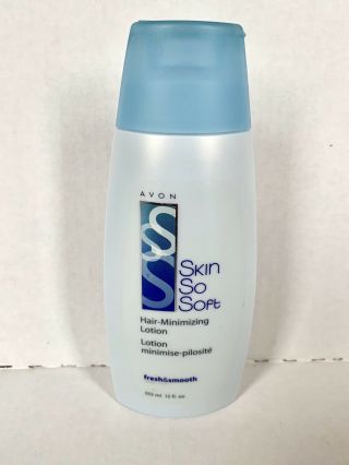 Rare Avon Skin So Soft Hair Minimizing Lotion Fresh & Smooth 12 Fl Oz