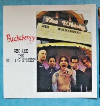 Buckcherry ‎– Who Are The Rolling Stones? Live 1999 - Rare Japan Cd 2000