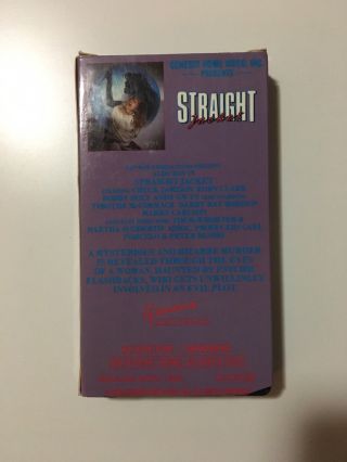 Straight Jacket VHS Tape,  Horror Slasher Movie,  Rare Genesis Home Video 1980 2