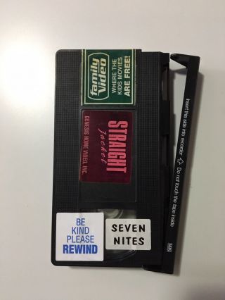 Straight Jacket VHS Tape,  Horror Slasher Movie,  Rare Genesis Home Video 1980 4