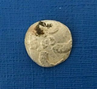Very Rare Ancient Celtic Vendelici Silver Ar Denier Circa 100 Bc - P598