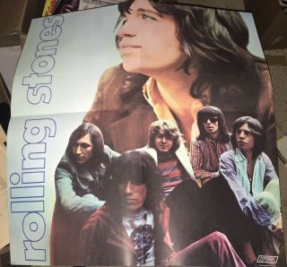 Rolling Stones Let It Bleed London Records ‎NPS - 4 1969 Rare w/ Poster EX/VG, 3