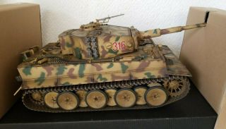 Merit International 1/16 Wwii German Pzkpfw Vi Tiger I Tank 1944 86001 Rare