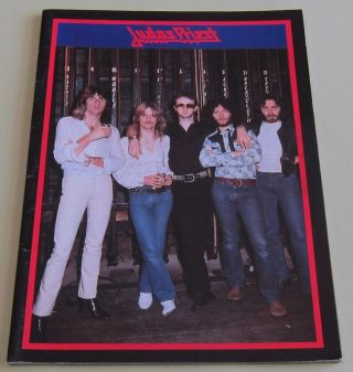 Judas Priest 1979 Japan Tour Concert Program Book Rare